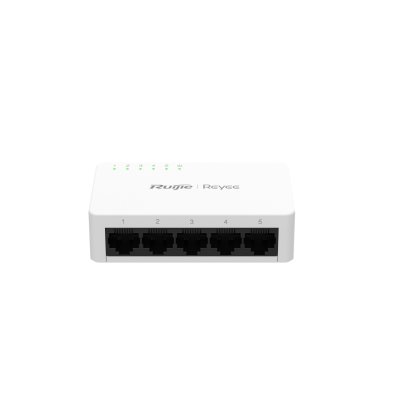 RUIJIE (RG-ES05G-L) 5-PORT 10/100/1000MBPS DESTOP SWITCH (RG-ES05G-L)