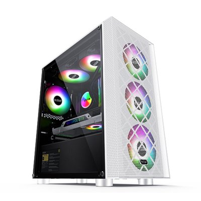 CASE PCCOOLER PLATINUM MM200 MESH/WHITE