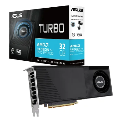 ASUS TURBO AMD RADEON AI PRO R9700 32GB (90YV0MN0-M0NA00)