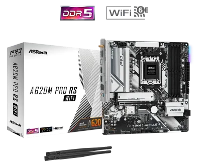ASROCK MOTHERBOARD A620M PRO RS WIFI (90-MXBLX0-A0UAYZ)