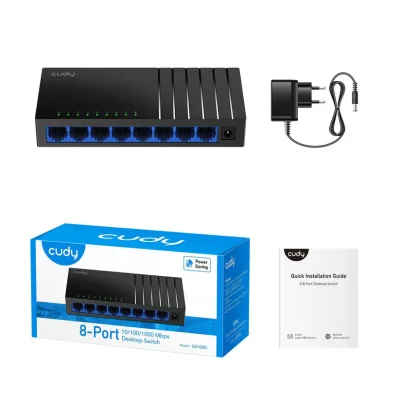 CUDY (GS108D) 8-PORT GIGABIT DESKTOP SWITCH