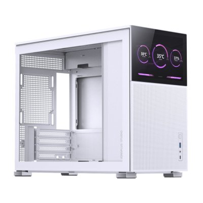 CASE JONSBO D31 MESH WITH SCREEN WHITE (CAS-JNB-D31MSCWHT)