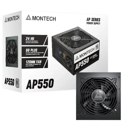 MONTECH PSU AP550 550W 80PLUS POWER SUPPLY MONTECH PSU AP550 550W 80PLUS POWER SUPPLY