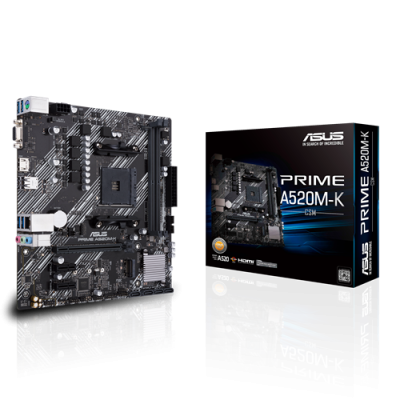 ASUS MOTHERBOARD PRIME A520M-K CSM (90MB1500-M0UAYC)