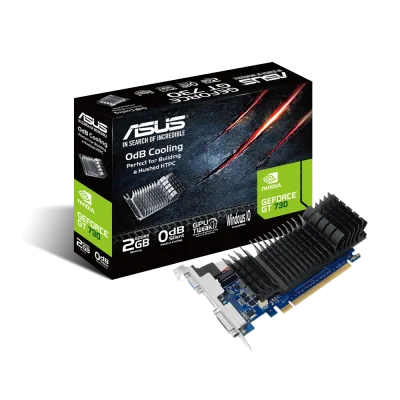 ASUS 0dB COOLING GEFORCE GT730 2GB GDDR5 (90YV06N2-M0NA00)
