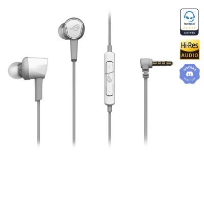 ROG CETRA II CORE GAMING HEADPHONES 3.5MM MOONLIGHT WHITE (90YH0360-B2UA00)