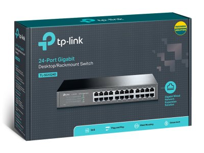 TP-LINK (TL-SG1024D) 24-PROT 10/100/1000 GIGABIT