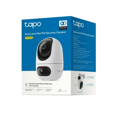 TAPO C245D SECURITY CAMERA IN/OUT DOOR DUAL LENS PAN/TILT