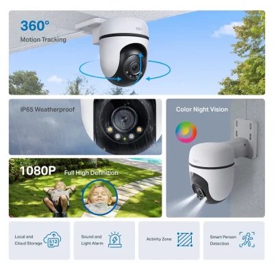 TAPO C500 SECURITY WI-FI CAMERA OUTDOOR PAN/TILT