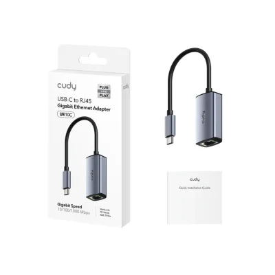 CUDY USB-C TO LAN RJ45 ADAPTER (UE10C)