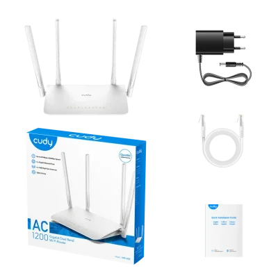 CUDY AC1200 GIGABIT DUAL-BAND WI-FI ROUTER V4.0 (WR1300_EU)