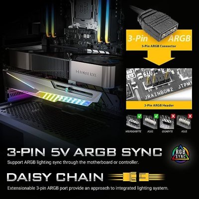 ANTEC DAGGER GPU HOLDER/WHITE ARGB