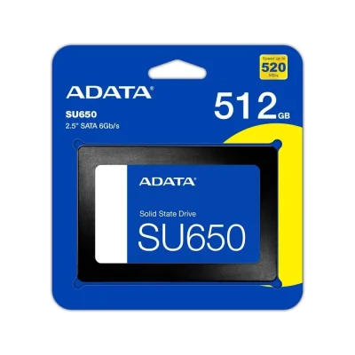 SSD SATA 2.5" 512GB SU650 R520MB/W450MB ADATA (ASU650SS-512GT-R)