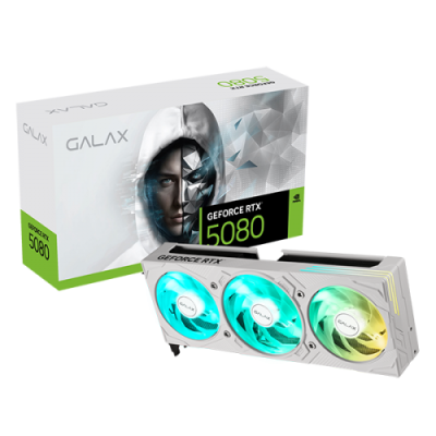 GALAX GEFORCE RTX5080 EX GAMER WHITE PCI-E 16GB GDDR7 256BIT (58NZN6MDBZWH)