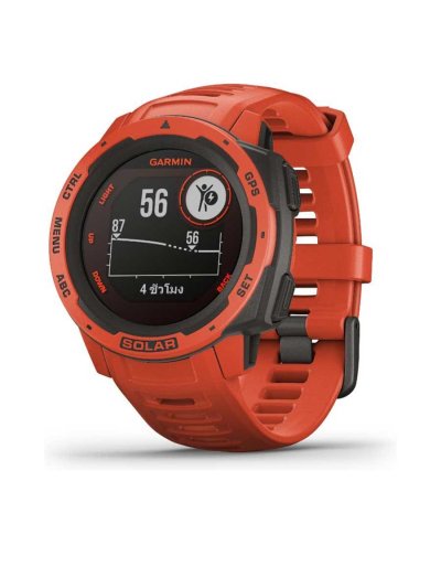 GARMIN INSTINCT SOLAR FLAME-RED