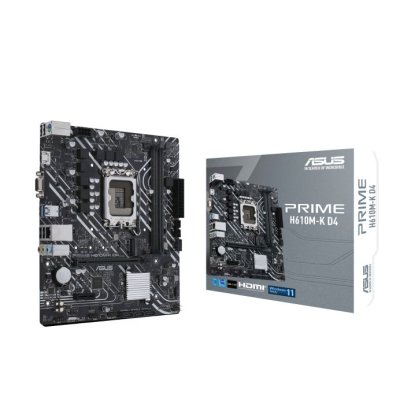 ASUS MOTHERBOARD PRIME H610M-K D4 /LGA1700 (90MB1A10-M0UAY0)