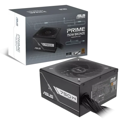 ASUS PRIME 750W BLACK 80PLUS BRONZE POWER SUPPLY (90YE00Y0-B0DA00)