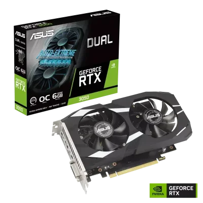 ASUS DUAL GEFORCE GTX3050 OC 6GB ASUS DUAL GEFORCE GTX3050 OC 6GB
