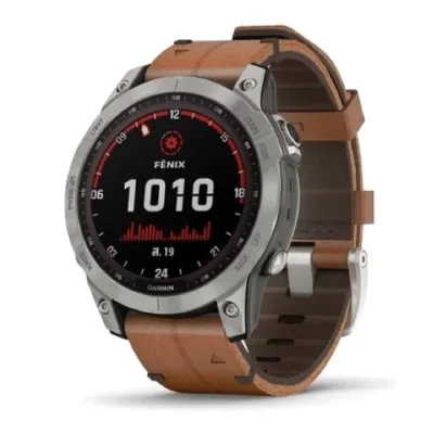 GARMIN FENIX 7 SAPPHIRE SOLAR/CHESTNUT LEATHER