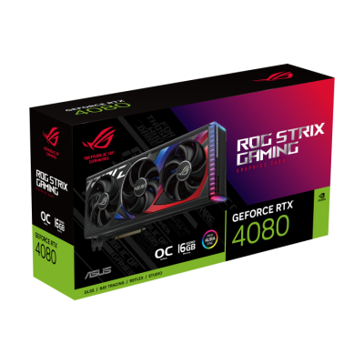 ASUS ROG STRIX GAMING GEFORCE RTX4080 OC/16GB GDDR6X (90YV0IC0-M0NA00)