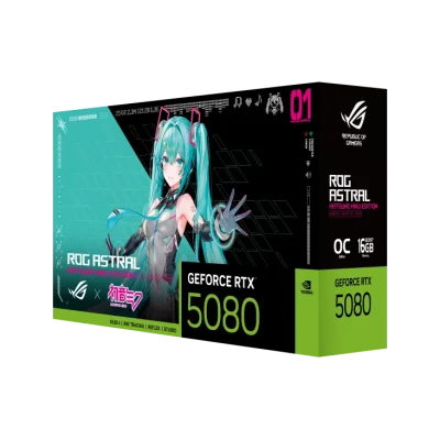 ASUS ROG ASTRAL GAMING GEFORCE RTX5080 OC MIKU EDITION /16GB GDDR7(90YV0LV9-M0NM00)
