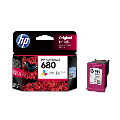 หมึกพิมพ์ HP INK ADVANTAGE 680 CO Original Ink Cartridge (สี)