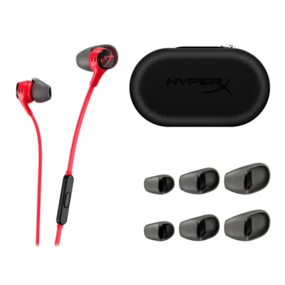 HYPERX CLOUD EARBUDS II GAMING EARBUDS WITH MIC-RED (705L8AA)