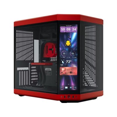 เคส CASE HYTE Y70 TOUCH INFINITE (BLACK-RED) ***PRE-ORDER