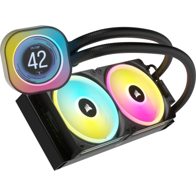 CORSAIR CPU COOLER 240MM RGB ICUE LINK H100I LCD (CW-9061007-WW)