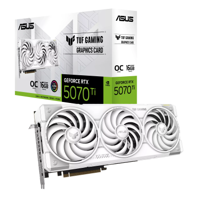 ASUS TUF GAMING GEFORCE RTX5070TI O16G GDDR7 WHITE (90YV0MD3-M0NA00)