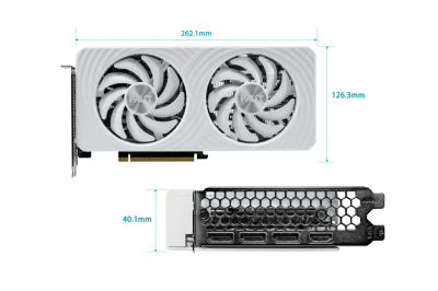 PALIT GEFORCE RTX5060 TI WHITE OC 16GB GDDR7 (NE7506TU19T1-GB2061M)