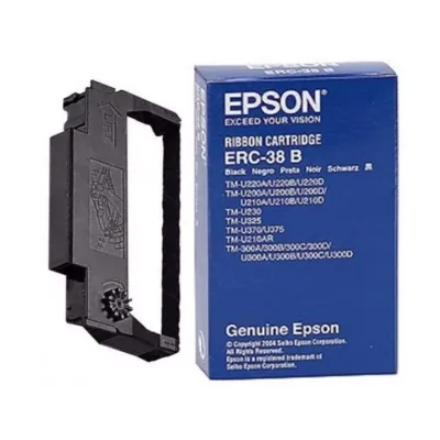 EPSON RIBBON ERC-38/BK สำหรับเครื่องพิมพ์ TM-U220A