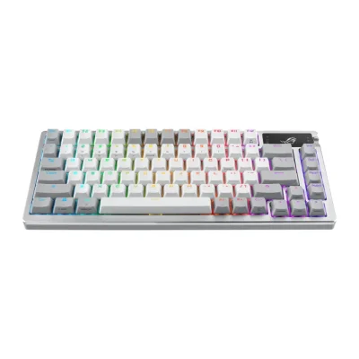 ASUS ROG AZOTH GAMING KEYBOARD BLUE SWITCH WHITE(90MP0318-BKLA10)