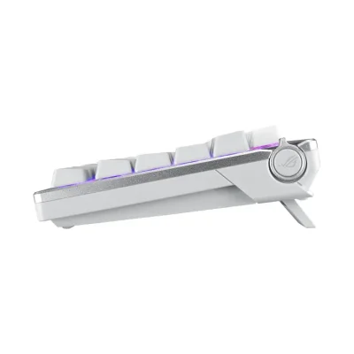 ASUS ROG AZOTH GAMING KEYBOARD BLUE SWITCH WHITE(90MP0318-BKLA10)
