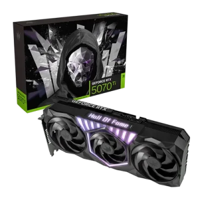 GALAX GEFORCE RTX5070 TI HOF GAMING BLACK PCI-E 16GB  (57IZN6MDCXHS)