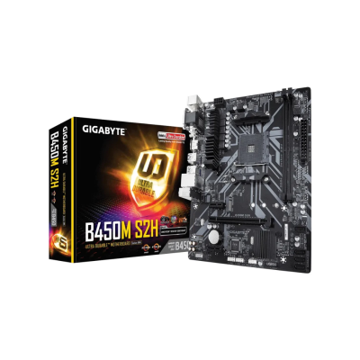 GIGABYTE AMD AM4 B450M-S2H ULTRA DURABLE MOTHERBOARD (B450M-S2H)