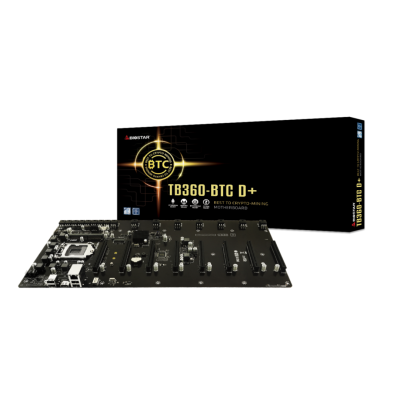 BIOSTAR MOTHERBOARD TB360-BTC D+ CRYPTO-MINING (TB360-BTC D+)