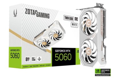 ZOTAC GAMING GEFORCE RTX5060 TWIN EDGE OC WHITE EDITION(P288-1N780-500Z8)