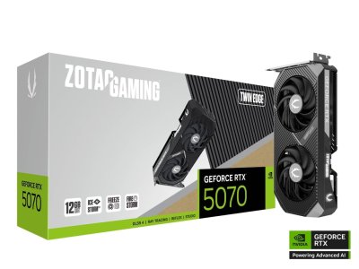 ZOTAC GAMING GEFORCE RTX5070 TWIN EDGE OC 12GB 192BIT GDDR7(P288-1N764-501Z8)