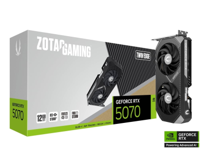 ZOTAC GAMING GEFORCE RTX5070 TWIN EDGE 12GB 192BIT GDDR7 ZOTAC GAMING GEFORCE RTX5070 TWIN EDGE 12GB 192BIT GDDR7