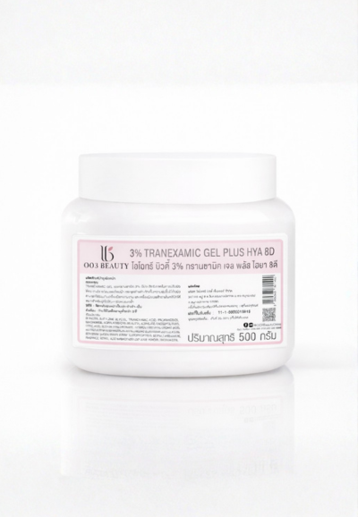 เจลทรานซามิค 3% ผสมไฮยาลูรอน 8 โมเลกุล