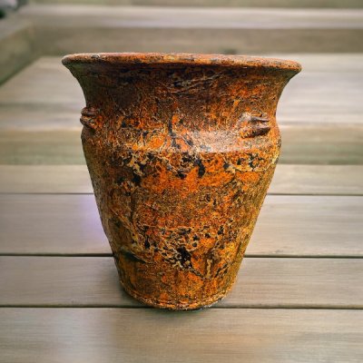 Flowerpot กระถางดินเผาทรงปากบาน ขนาด 40 x 44 cm.