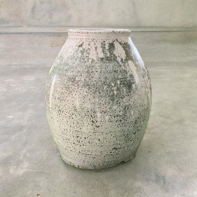 Vase แจกันดินเผาทรงไหปากตัดจิ๋ว ขนาด 18 x 23 cm.
