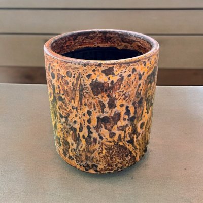 Flowerpot กระถางดินเผาทรงตรงเรียบ ขนาด  23 x 25 cm.