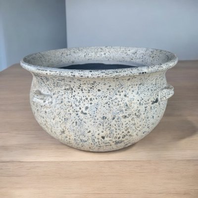 Basin อ่างดินเผาปากกว้างมีหู 4 หู ขนาด 55 x 40 cm.