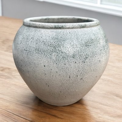 Flowerpot กระถางดินเผาทรงโอ่งเรียบ ขนาด 30 x 26 cm.