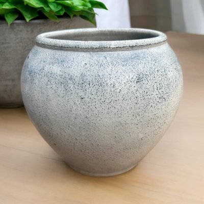 Flowerpot กระถางดินเผาทรงโอ่งเรียบ ขนาด 30 x 26 cm.