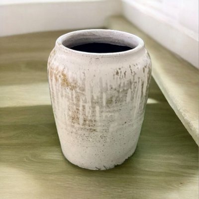 Flowerpot กระถางดินเผาทรงไหเล็ก ขนาด 20 x 24 cm.