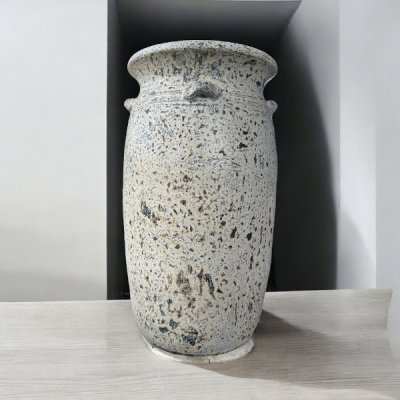 Flowerpot กระถางดินเผาทรงตรงปากแบน วินเทจสไตล์ มีหู 4 หู  ขนาด 26 x 47 cm. ใช้ทำเป็นที่ใส่เก็บร่มได้