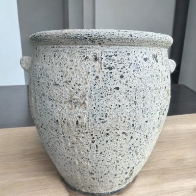 Flowerpot กระถางดินเผาติดหูเชือก 2 หู ขนาด 37 x 38 cm.